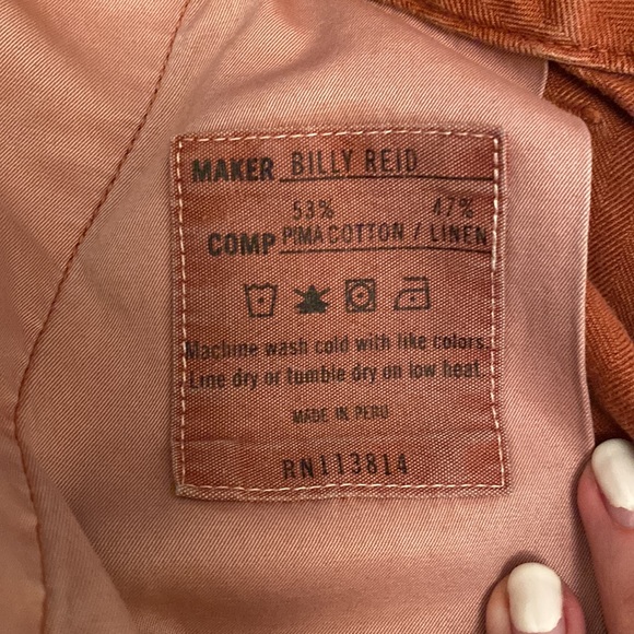 Red Billy Reid Mens Chino Shorts 32 - Picture 4 of 5